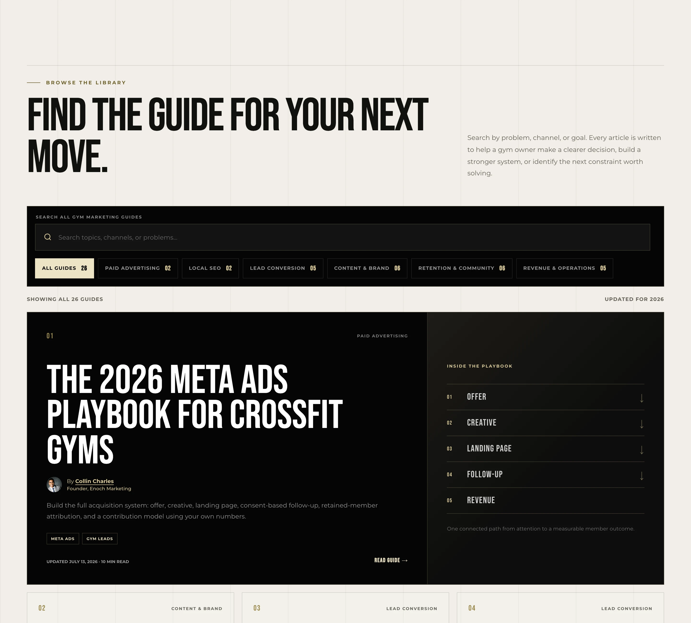 Enoch Marketing — The gym growth guide library