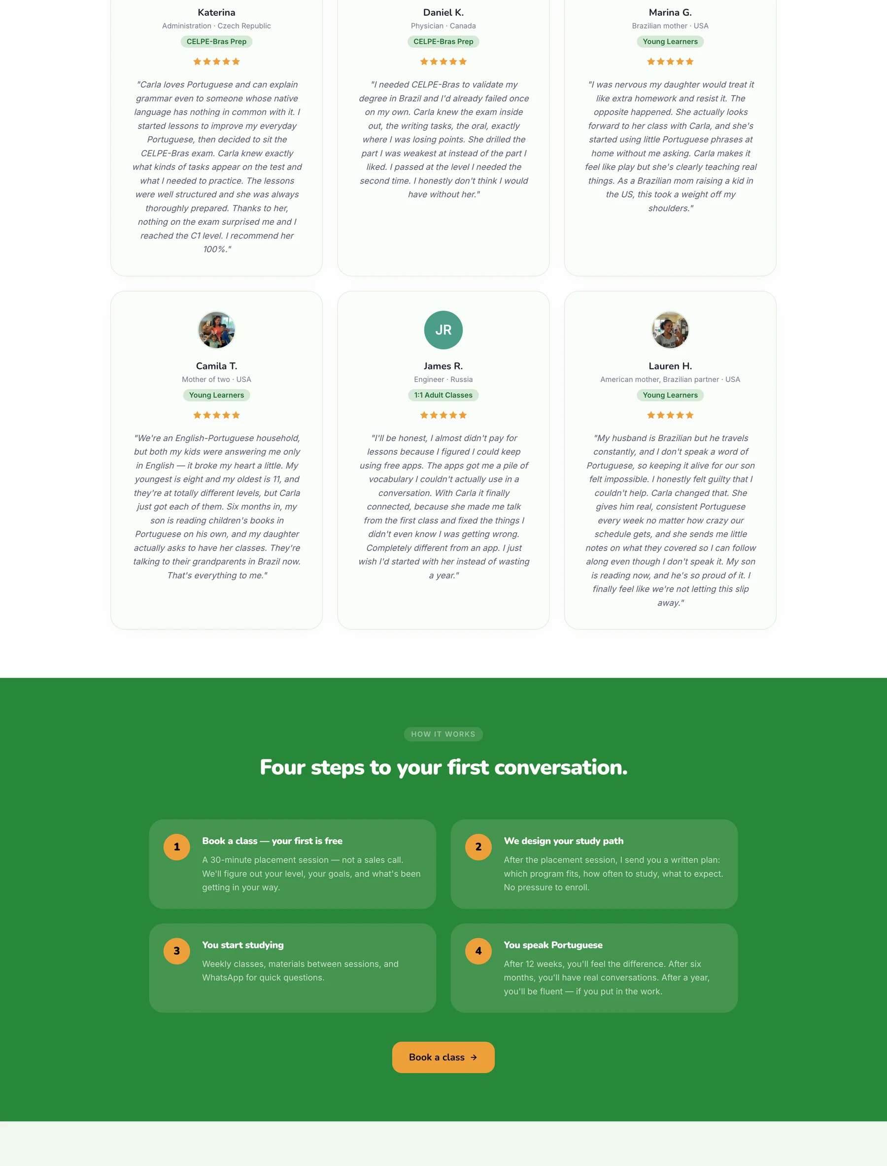 Happy Portuguese — Student stories & getting started